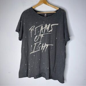 Magnolia Pearl Beams of Light Cotton Boyfriend T- Shirt ~ Ozzy One Size